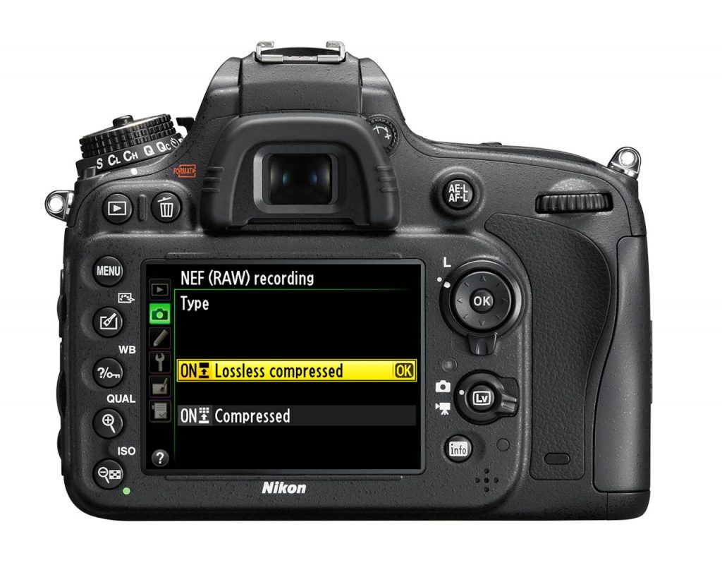 Nikon D610 - nén không mất dữ liệu