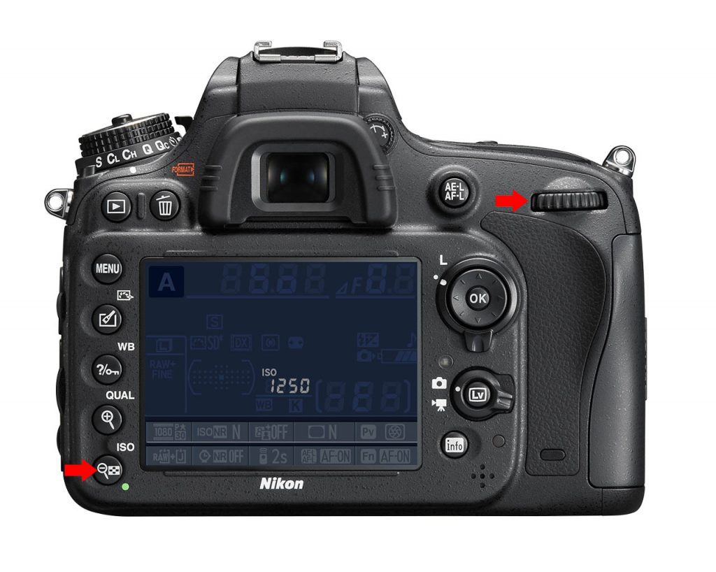 Thay đổi ISO trên Nikon D610