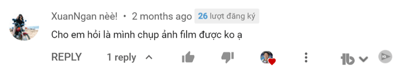 Cho em hỏi là mình chụp ảnh film được ko ạ