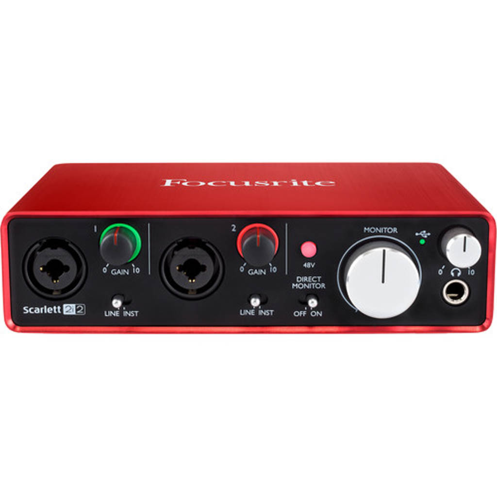 Focusrite Scarlett 2i2 2x2 USB Audio Interface (2nd Generation)