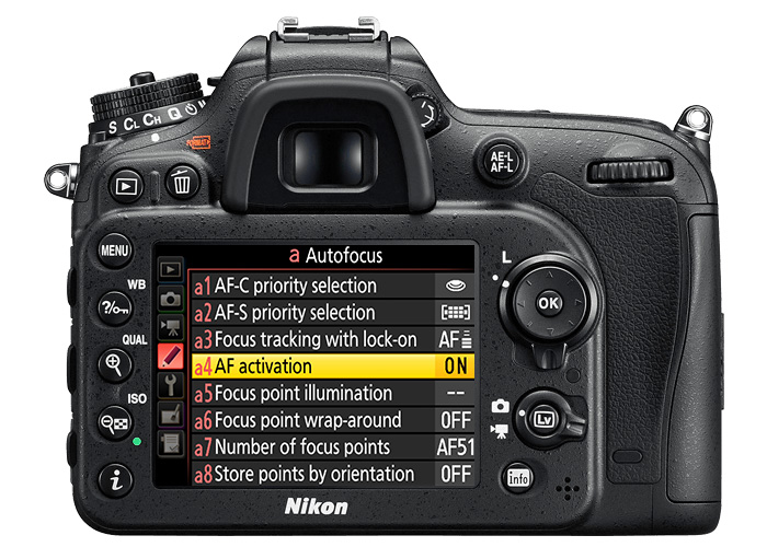 Nikon D7200 AF kích hoạt