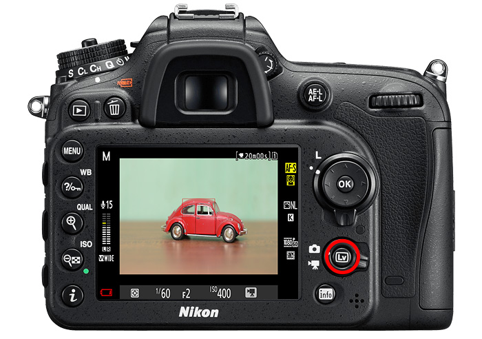 Cách quay phim trên Nikon d7200