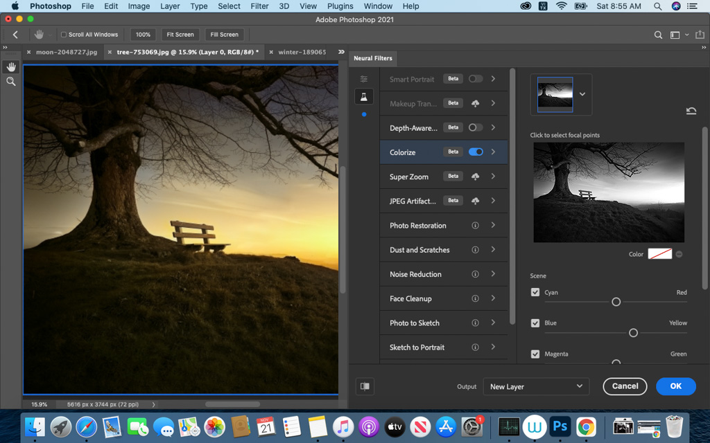 chuyển ảnh den trắng thành ảnh màu bằng photoshop