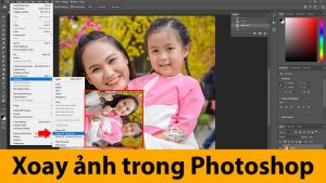 cách xoay ảnh trong photoshop