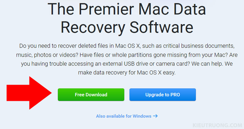 Download phần mềm khôi phục dữ liệu thẻ nhớ Disk Drill