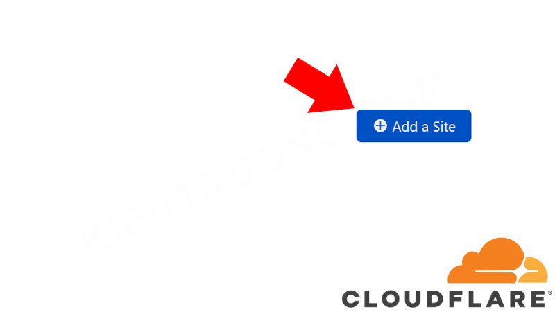 thêm trang web vào Cloudflare