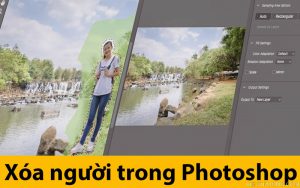 cách xóa người trong photoshop