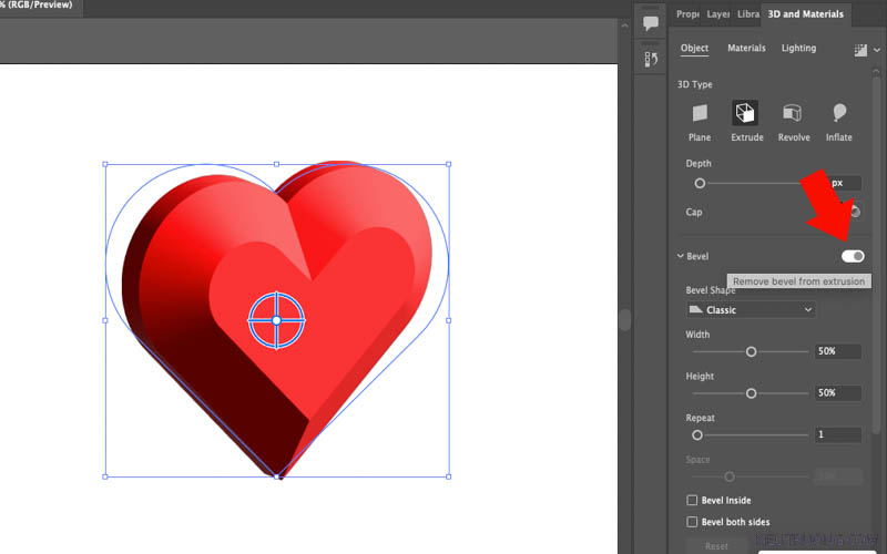 vizatoni zemrat 3D në adobe illustrator