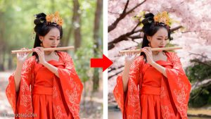 Thay đổi phông nền trong photoshop