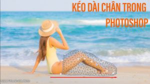 Kéo dài chân trong Photoshop