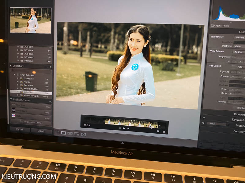 Cách chỉnh màu video bằng lightroom