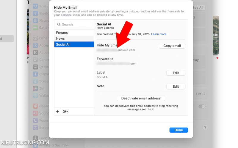 Sử dụng địa chỉ Email ẩn đăng ký tài khoản ChatGPT