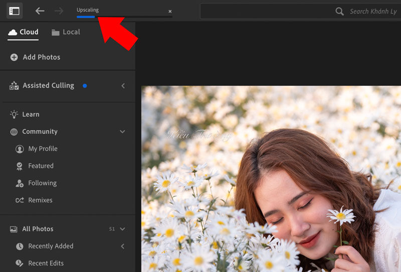 Đợi Lightroom tăng độ phân giải bằng Topaz Gigapixel